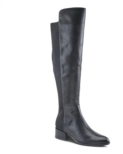 Spring Step Rider Over-the-knee Boot - Black