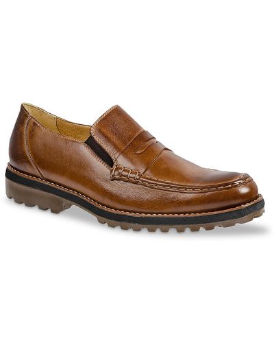 Sandro Moscoloni Phillip Penny Loafer - Brown