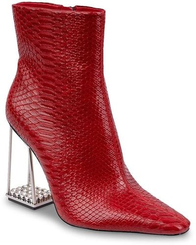 Lady Couture Glam Bootie - Red