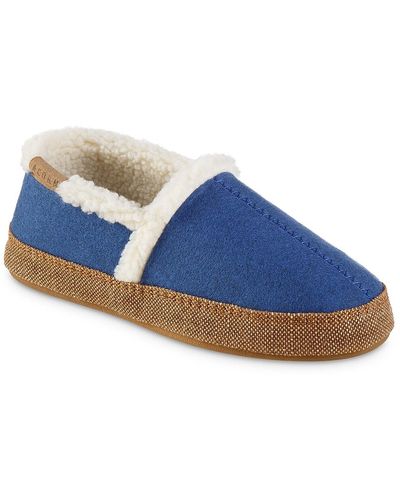 Acorn Madison Moccasin Slipper - Blue