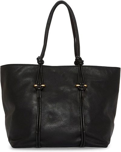 Vince Camuto Lynne Leather Tote - Black