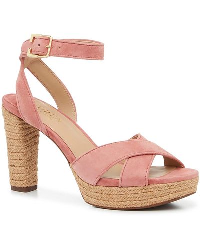 Lauren by Ralph Lauren Sasha Platform Sandal - Pink