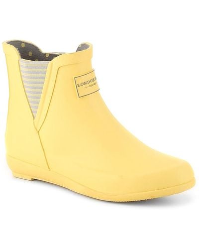 London Fog Piccadilly Rain Boot - Yellow