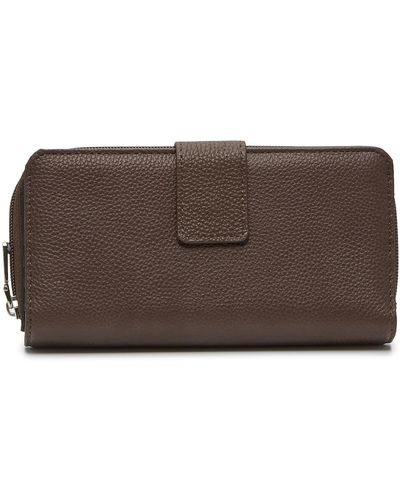 Kelly & Katie All In One Leather Wallet - Brown