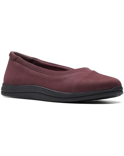 Clarks Cloudsteppers Breeze Ayla Ballet Flat - Red