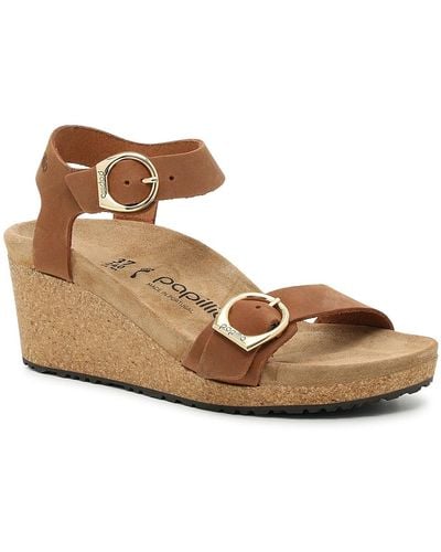 Birkenstock Papillio By Soley Wedge Sandal - Brown