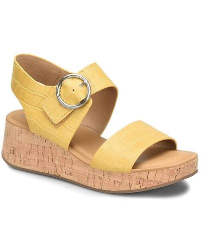Söfft Faedra Wedge Sandal - Yellow