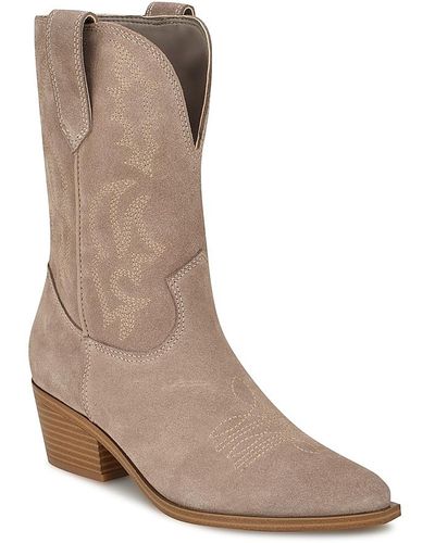 Nine West Yodown Western Bootie - Brown