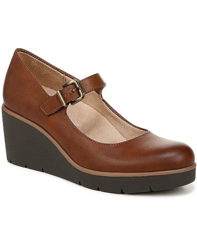 SOUL Naturalizer Adore Mary Jane Wedge Pump - Brown