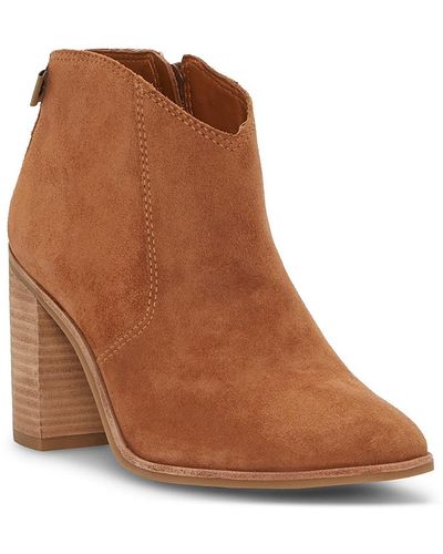 Lucky Brand Pellyon Western Bootie - Brown