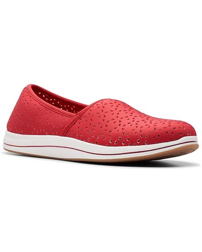 Clarks Cloudsteppers Breeze Emily Slip-on - Red