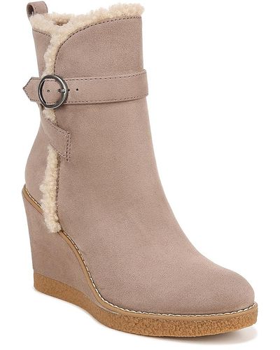 Zodiac Ina Wedge Bootie - Brown