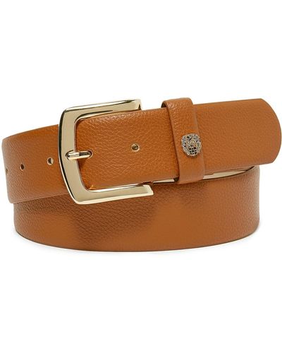 Vince Camuto Classic Pebble Belt - Brown