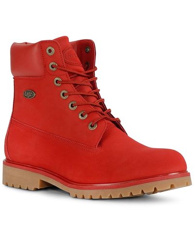 lugz red boots