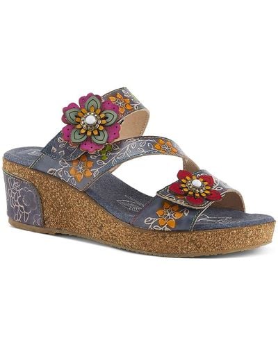 Spring Step Aminalla Wedge Sandal - Multicolor