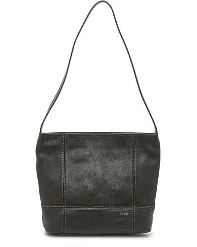 The Sak De Young Leather Hobo Bag - Black