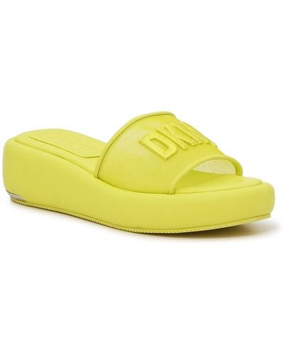 DKNY Odina Wedge Sandal - Yellow