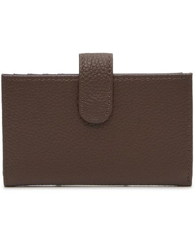 Kelly & Katie Basic Leather Card Case Wallet - Black