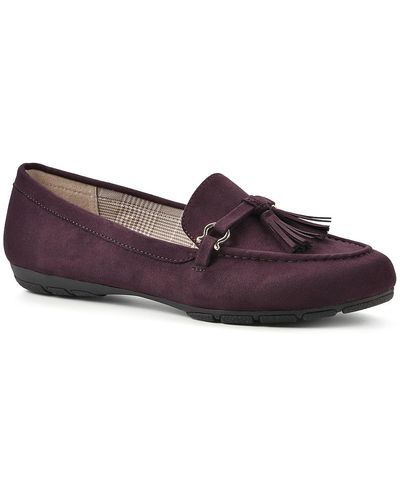 White Mountain Gush Driving Loafer - Purple