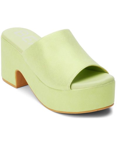 Matisse Terry Platform Sandal - Green