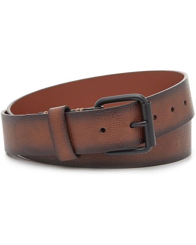 Crown Vintage Roller Belt - Brown
