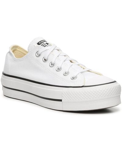 Converse Chuck Taylor All Star Lift Low Top Casual Sneakers From Finish Line - White