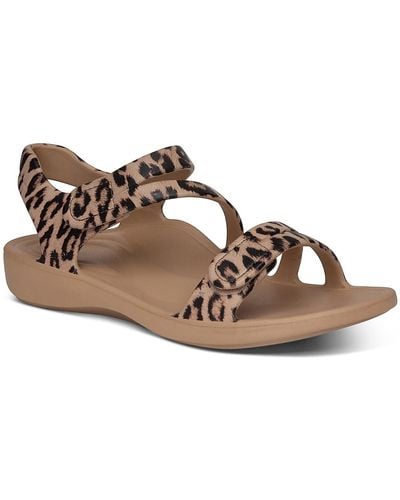 Aetrex Jillian Sport Sandal - Brown