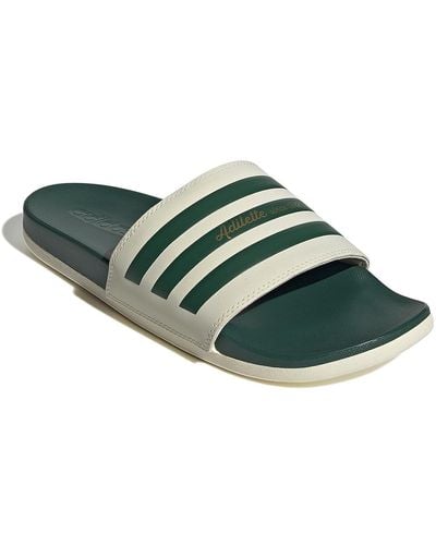 adidas Adilette Comfort Slide Sandal - Green
