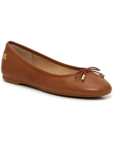 Lauren by Ralph Lauren Jayna Ballet Flat - Brown