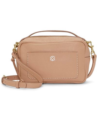 Lucky Brand Feyy Leather Crossbody Bag - Natural