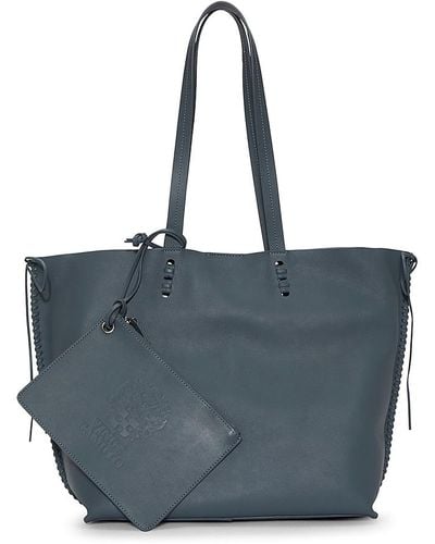 Vince Camuto Jamee Leather Tote - Blue