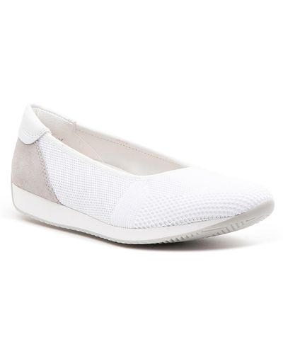 Ara Lauren Sport Ballet Flat - White