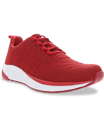 Propet Tour Knit Sneaker - Red