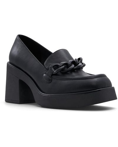 Call It Spring Noella Platform Loafer - Black