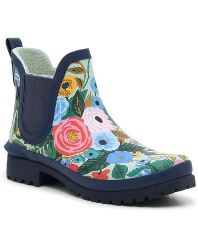 Keds Rowan Rifle Paper Co. Chelsea Rain Boot - Blue