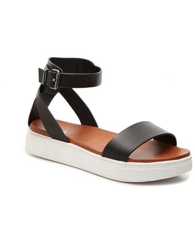 MIA Ellen Platform Sandal - Black