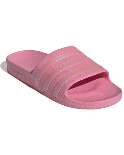 adidas Adilette Aqua Slide Sandal - Pink