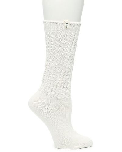 UGG Tyla Slouchy Crew Socks - Black