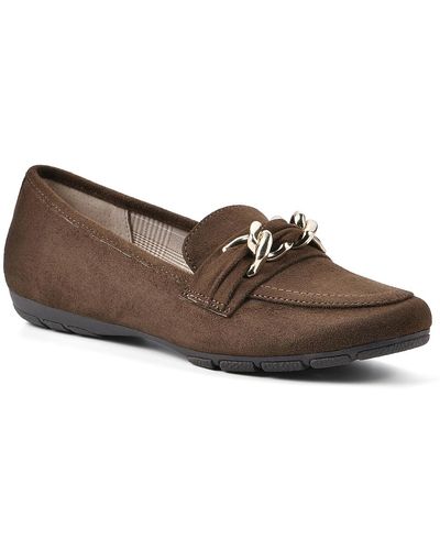 White Mountain Gainful Loafer - Brown