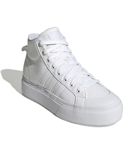 adidas Bravada 2.0 Platform Sneaker - White