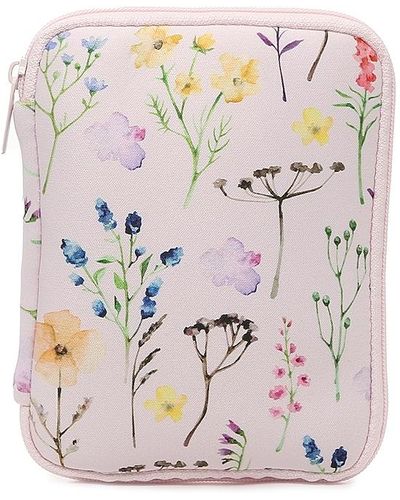 MYTAGALONGS Field Flowers Charger Case - Pink