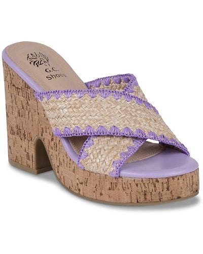 Gc Shoes Elsa Flat Sandal - Purple