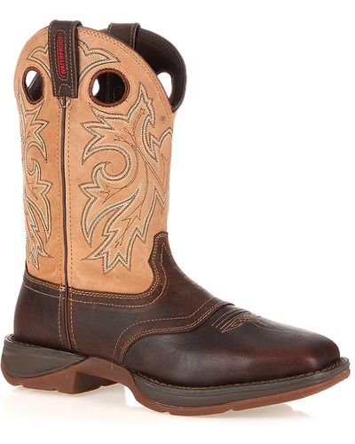 Durango Rebel Saddle Up Cowboy Boot - Brown