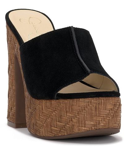 Jessica Simpson Xona Platform Sandal - Black