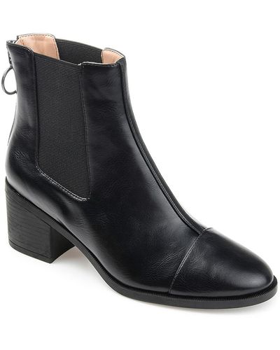 Journee Collection Nigella Chelsea Boot - Black