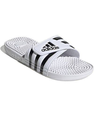 adidas Adissage Slide Sandal - White