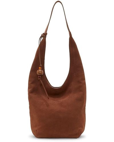 Lucky Brand Kata Leather Hobo Bag - Brown