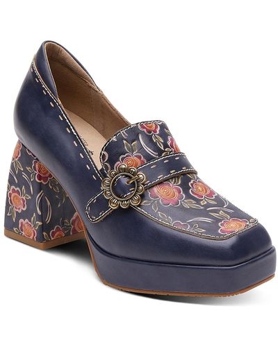 Spring Step Moodna Platform Pump - Blue