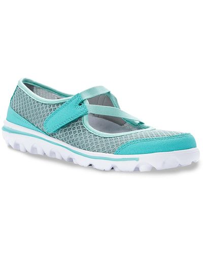 Propet Travelactive Mary Jo Flat - Blue