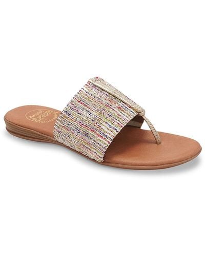 Andre Assous Nice Wedge Sandal - Brown
